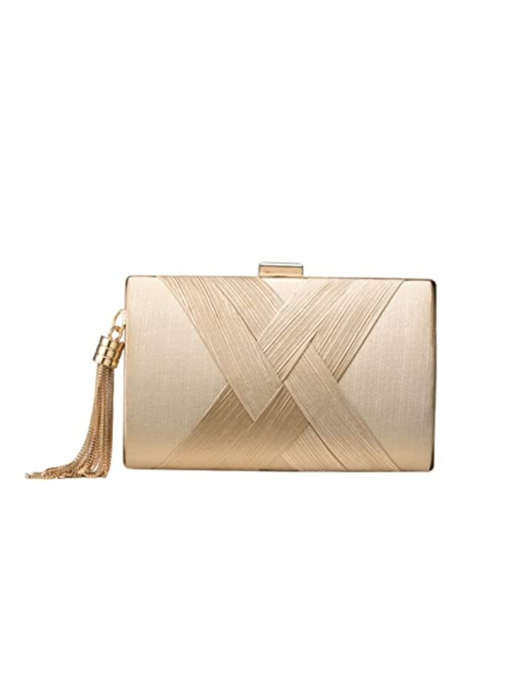 Satin Tassel Evening Clutch Crossbody Shoulder Bag Wedding Party